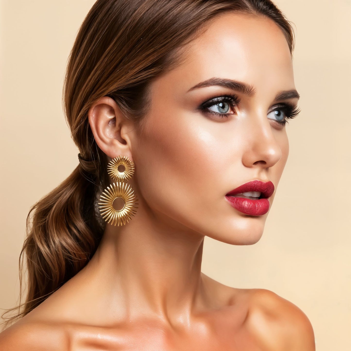 Starburst Siren Drop Earrings