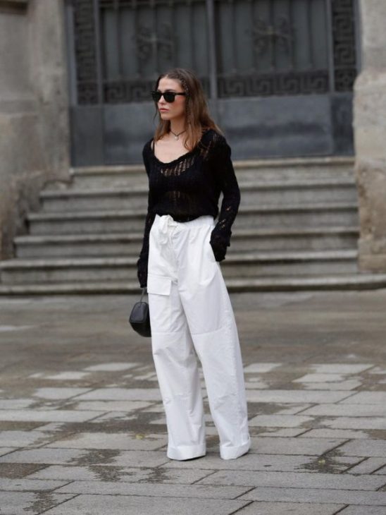 White Cargo Pants with Canvas Shoes Outfits (20 ideas & outfits) | Lookastic