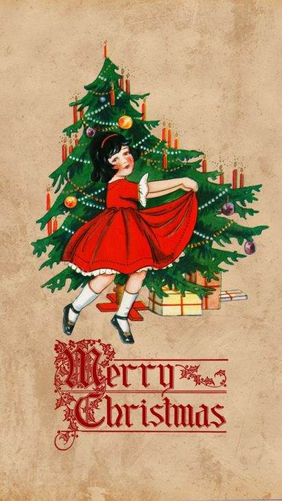 Download Cute Christmas Iphone Brown Wallpaper  Wallpaperscom
