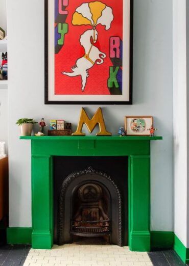 Unique Painted Fireplace Makeovers To Inspire You Uptown Girl